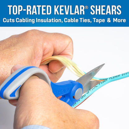 Jonard Tools TK-400 3 Piece Splicers Kit with included Splicing Knife, Electrician's Scissors, and Leather Pouch