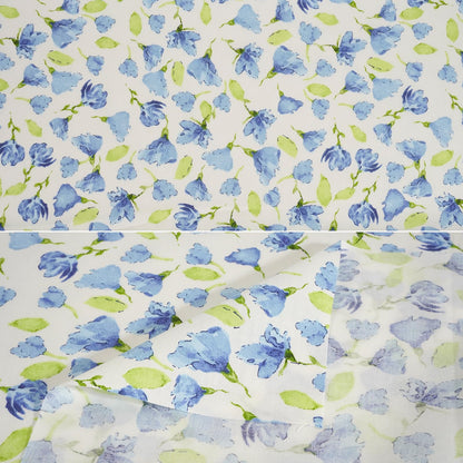 Misscrafts 10pcs Cotton Fabric 50 x 50cm Craft Patchwork Fabric Bundle DIY Making Supplies Fat Quarter Pre-Cut Quilt Squares for DIY Sewing Scrapbooking Blue