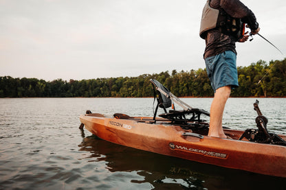 Wilderness Systems Recon 120 HD - Sit on Top Fishing Kayak - 360 Degree ACES seat & Helix PD™ Pedal Drive System - 12 ft - Steel Grey