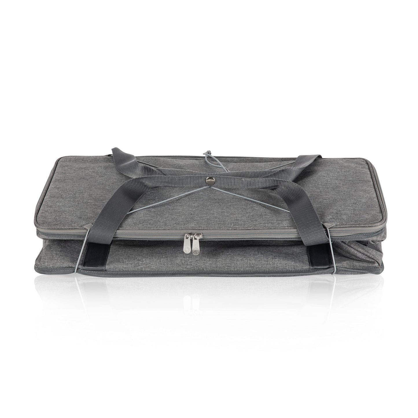 PICNIC TIME NHL Seattle Kraken 64 Can Collapsible Cooler, Large Insulated Soft Cooler Bag, Portable Beach Cooler with Shoulder Strap, (Heathered Gray)