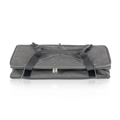 PICNIC TIME NHL Seattle Kraken 64 Can Collapsible Cooler, Large Insulated Soft Cooler Bag, Portable Beach Cooler with Shoulder Strap, (Heathered Gray)