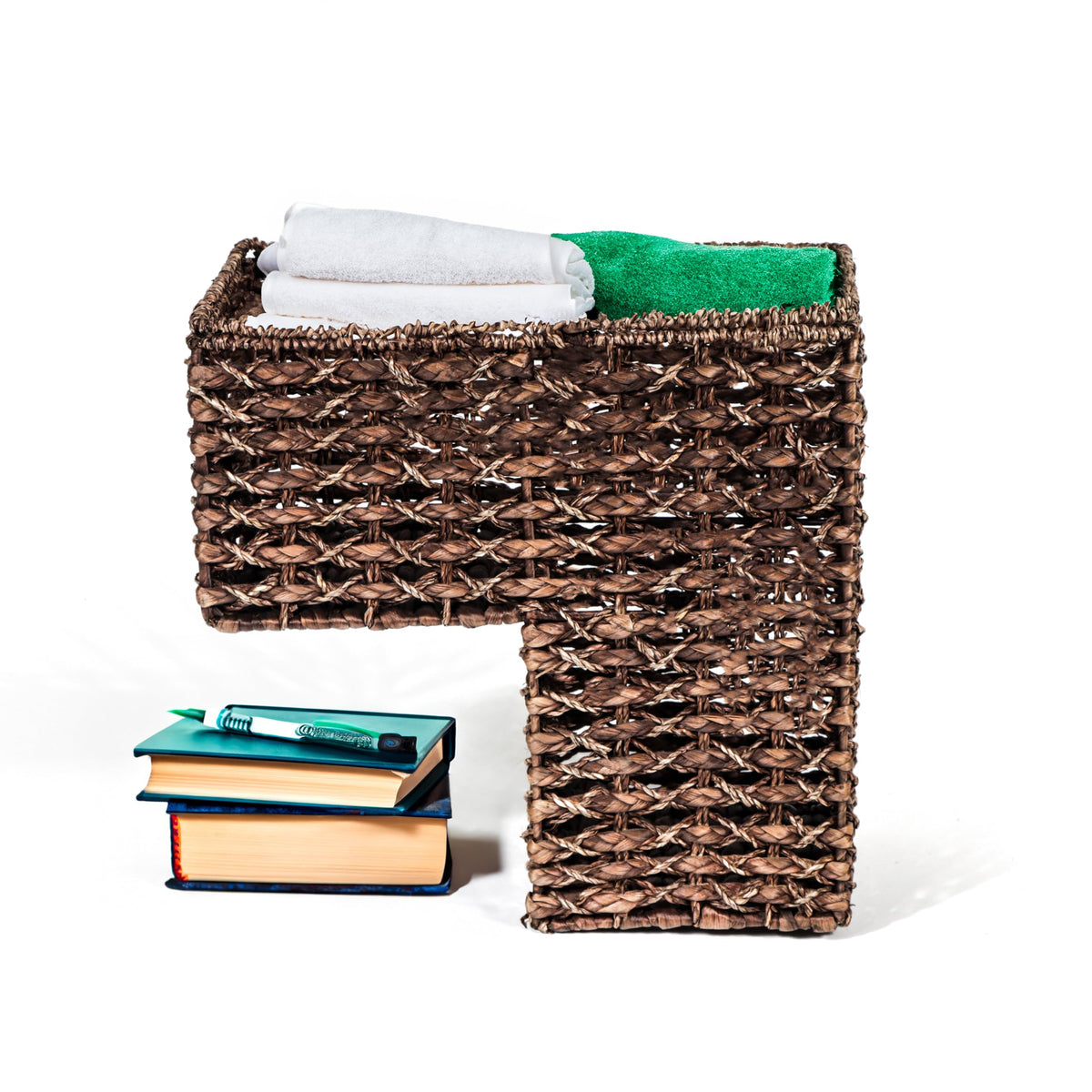 Trademark Innovations Storage Stair Basket Organizer Set with Handles