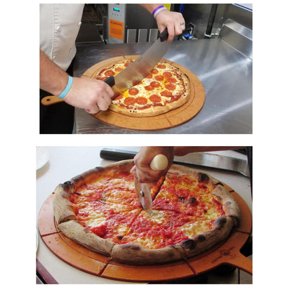 Portion PadL Single-Side Equal Slice Guide - 23” Diameter PadL for 20” Pizza, 6-Slice Portions - Pizza Cutting Board - 1/4” Thick NSF Composite - Ensures Accuracy, Consistency & Reduces Waste - USA