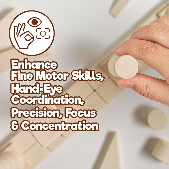 Taksa Toys Ancient Greek Facade Stem Toys Unique Educational Stackable Building Blocks for Kids Ages 7 8 9 10+ Years Old Indoor Architectural Kit Learning Games Montessori Toys for Children 55 Pcs