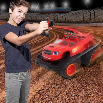NKOK Blaze and the Monster Machines RC Monster Truck Toy High-Performance Ready-to-Run Remote Control Truck for Kids Off-Road Racing Vehicle