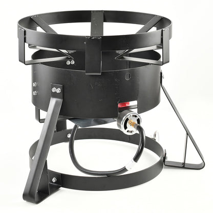 King Kooker 1700A 17-1/2-Inch Portable Propane Outdoor Cooker with Cast Iron Burner (pots Sold separatley: 5920A, 5940A)