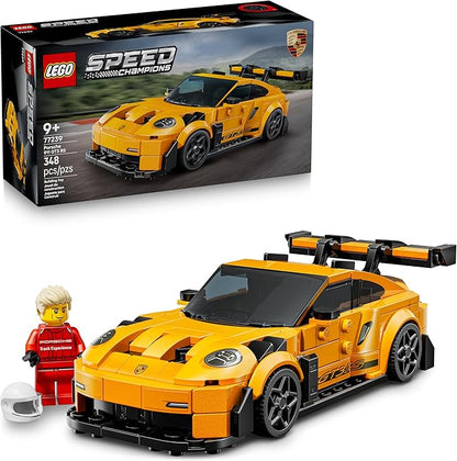 LEGO Speed Champions Porsche 911 GT3 RS Super Car Toy - Model Kit &amp Pretend Play Toy for Boys &amp Girls Ages 9+ - Sports Car Building Set for Kids &amp Racing Fans - Gift Idea for Birthdays -