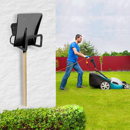 PeoMev Metal Garden Hose Holder - Heavy Duty Wall-Mounted Hose Hanger for Outdoor Use | Sturdy Hose Hooks