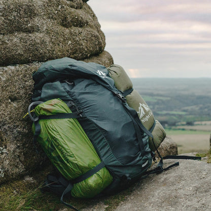 Night Cat Ultralight Tunnel Tent: Waterproof Lightweight Single People Backpacking Tent for Outdoor Camping Hiking Trekking with Double Layers Aluminum Poles and Footprint 1 Person Green