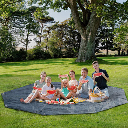 Alvantor Screen House Room Camping Tent Outdoor Canopy Dining Gazebo Pop Up Sun Shade Shelter 8 Mesh Walls Not Waterproof Beige 12'x12' Patent