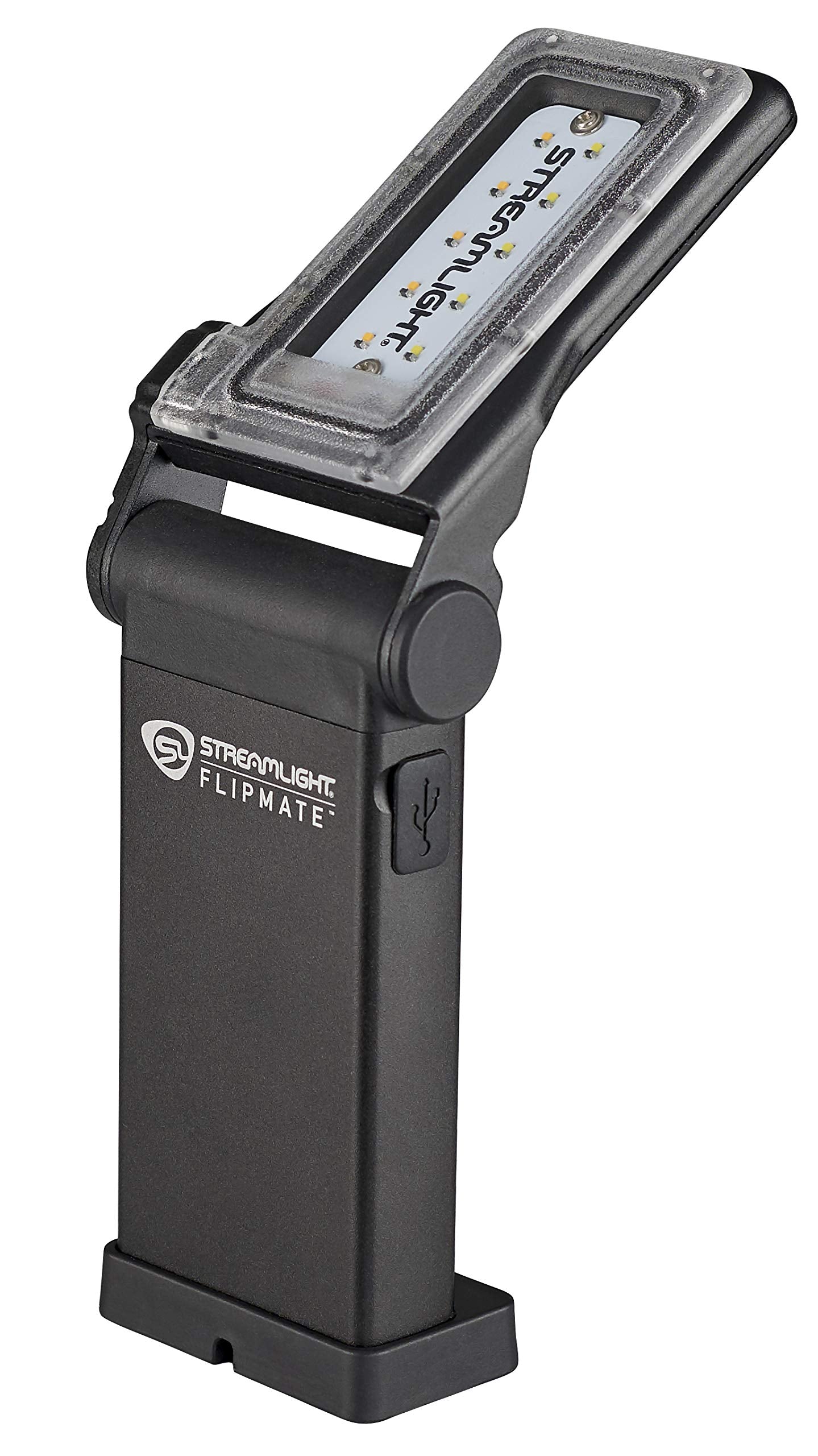 Streamlight 61500 Flipmate 500-Lumen USB Rechargeable Multi-Function Compact Work Light, Black