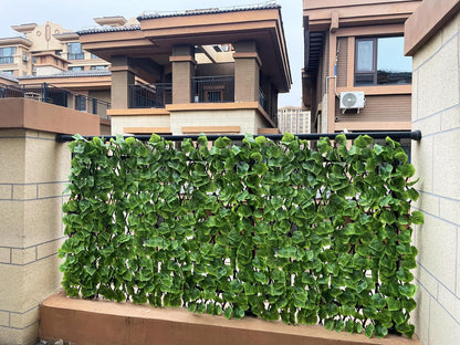 Expandable Fence Privacy Screen for Balcony Patio Outdoor,Decorative Faux Ivy Fencing Panel,Artificial Hedges