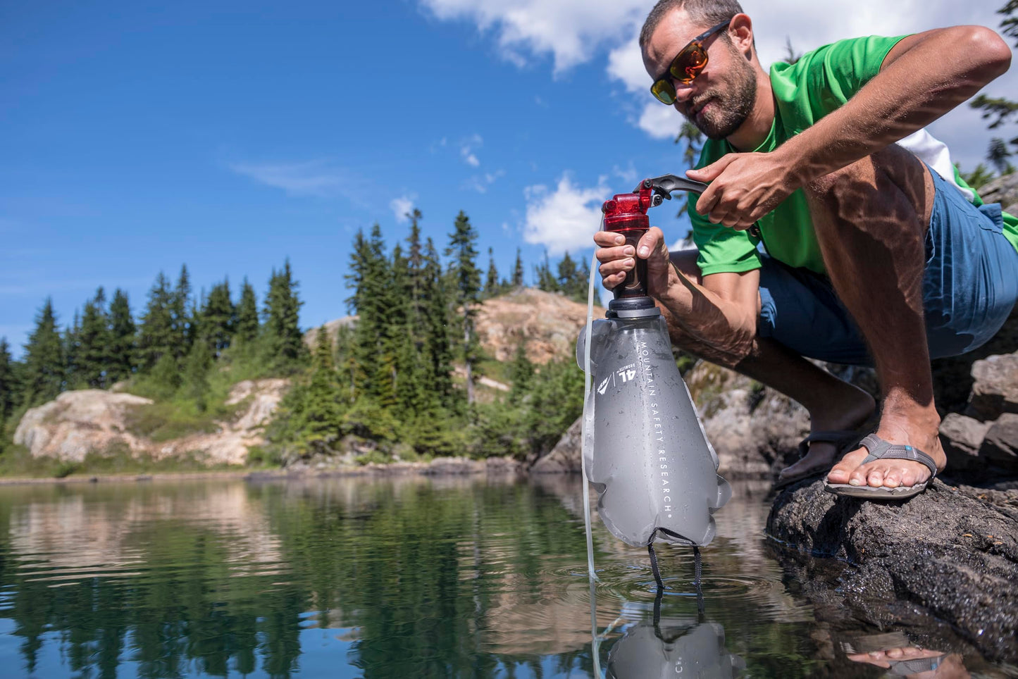 MSR MiniWorks EX Backpacking and Camping Water Purifier System with Water Purification Tablets