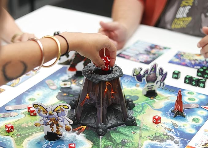 IELLO: King of Monster Island - Strategy Board Game Sequel of The King of Line Family Play Cooperatively Ages 10+ 1-5 Players 60 Minutes