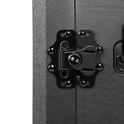 6U Rack Molded Pro-Audio PA DJ Flight Case - 17" Depth, Waterproof, Hard Protective Case with Customized Foam, Wireless Mic Storage