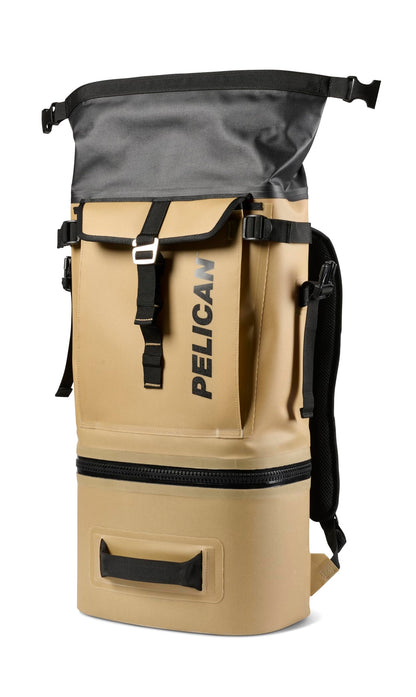 Pelican Dayventure Backpack Cooler - Insulated Cooler Backpack -18.4 Liters (Coyote Tan)
