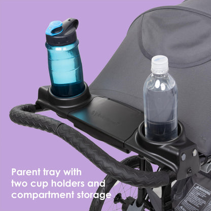 Baby Trend Expedition® Zero Flat Jogger Travel System with LED Lights, Dash Blue