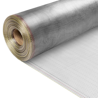 ModaCraft 304 Stainless Steel Window Screen Roll, 39.4" x 98.4 ft Heavy Duty Screen Mesh for Window, Door, Patio, Porch & Sliding Door, Rust-Proof Insect Screen Replacement, Durable Metal Screen Wire