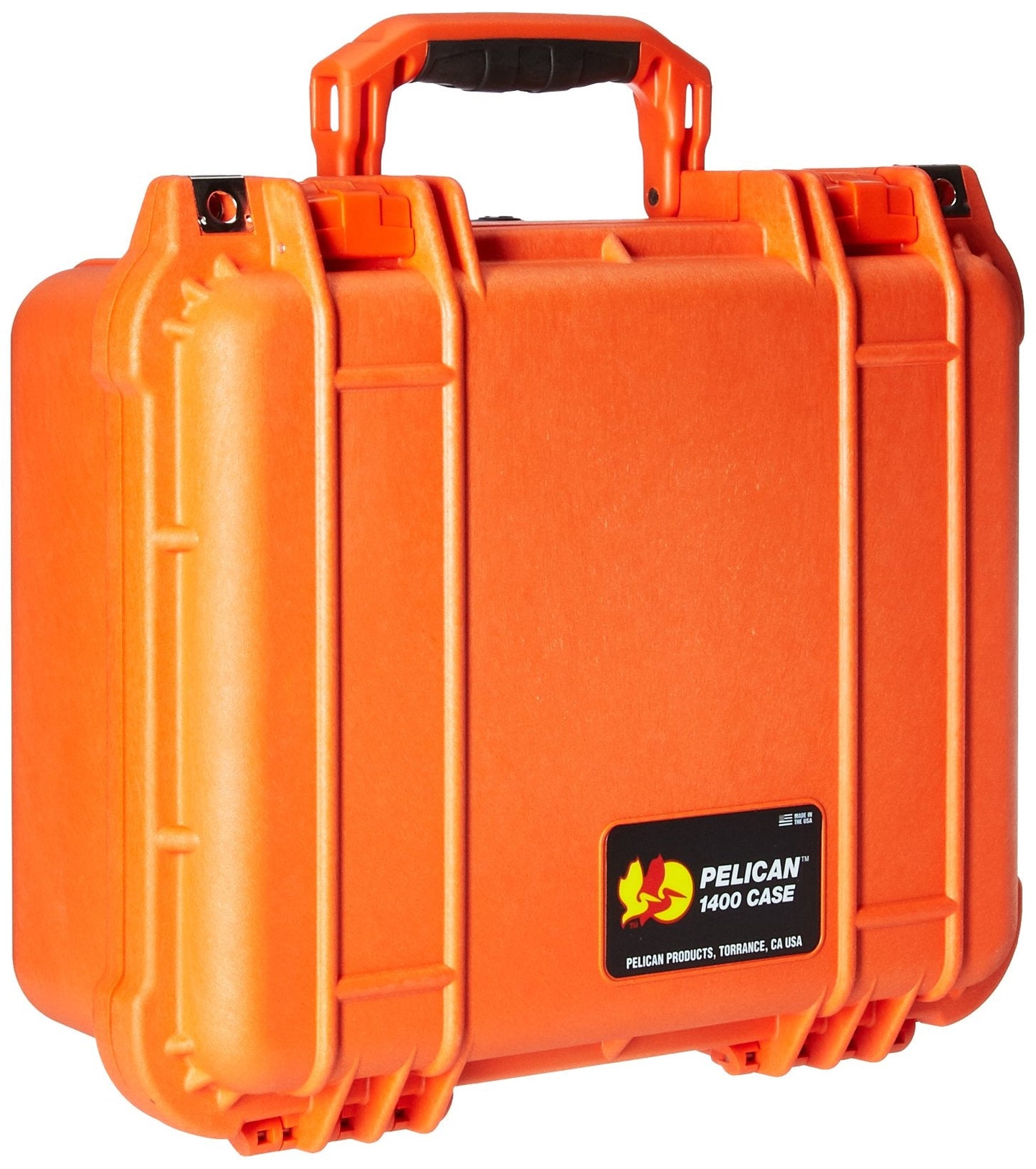 Pelican 1400 Case With Foam (Orange)