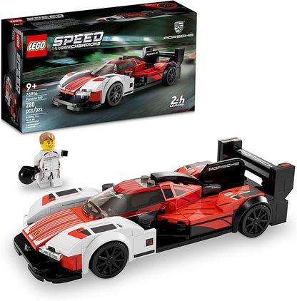 LEGO Speed Champions Porsche 963 76916 Model Car Building Kit Racing Vehicle Toy for Kids 2023 Collectible Set with Driver Minifigure