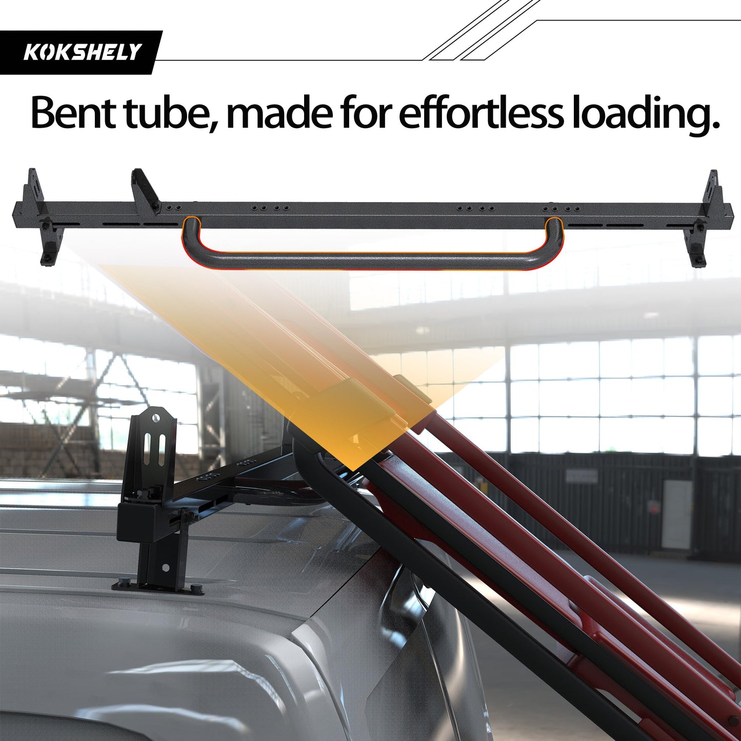 Universal 2 Bars Roof Ladder Rack 700 LBS Capacity Utility Adjustable Cross Bar with Stopper for Van Without Rain Gutter Fit for Kayak Canoe Ladder Lumber Pipes Cargo Carrier Accessories