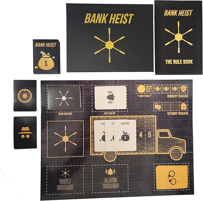Bank Heist - Social Deduction Board Game