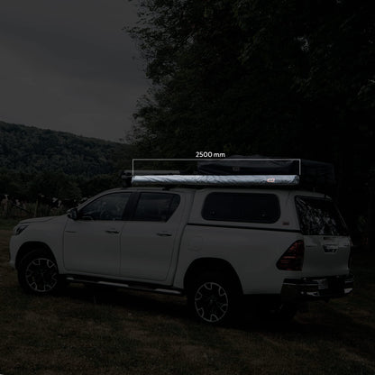 ARB 4x4 Accessories 814410 Retractable Awning with Led Light Strip Included 2500x2500mm 8.2 Feet, Ideal for Camping, Roadtrips, Outdoor Trips, Travel, Expeditions, RV, Camper, 4x4 and SUV