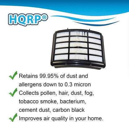HQRP Filter Kit - HEPA & Foam/Felt Compatible with Shark Navigator NV350 Series | Efficient Cleaning Solution