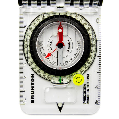 Brunton TruArc™ 15 Luminous Compass - Glow-in-The-Dark Navigation Tool with Clinometer