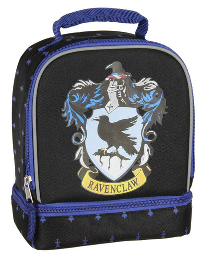 Bioworld Harry Potter Ravenclaw Crest Dual Compartment Lunch Bag Tote 10"