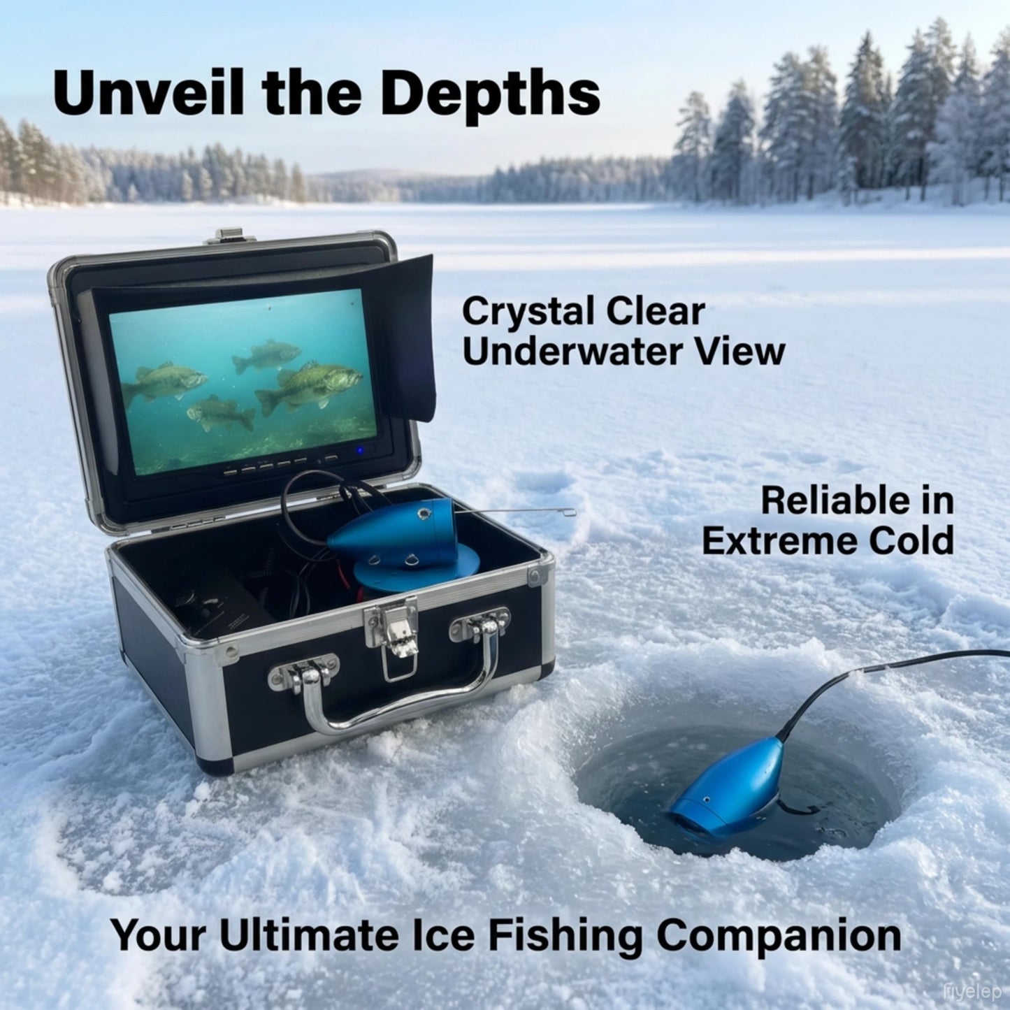 7" Underwater Fishing Camera 1080P HD Fish Finder