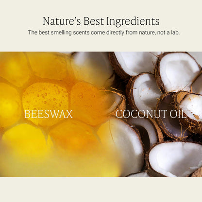 Fontana Candle Co Wood Wick Beeswax Jar Candle, Beeswax and Coconut Oil – Made Safe w/Coconut Oil & Pure Essential Oils – 35+ Hrs Clean Burn, Long Lasting and Non-Toxic Candles for Home & Room Decor