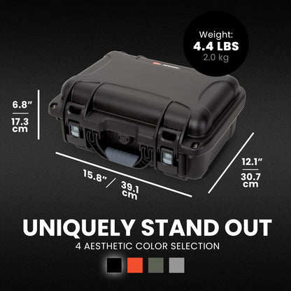 NANUK 915 DJI™ Mini 5 Pro Fly More Combo Plus - Waterproof Hard Case with Drone Foam Insert, Crushproof, Portable Travel Case, Made in Canada - Black (15.8" x 12.1" x 6.8")