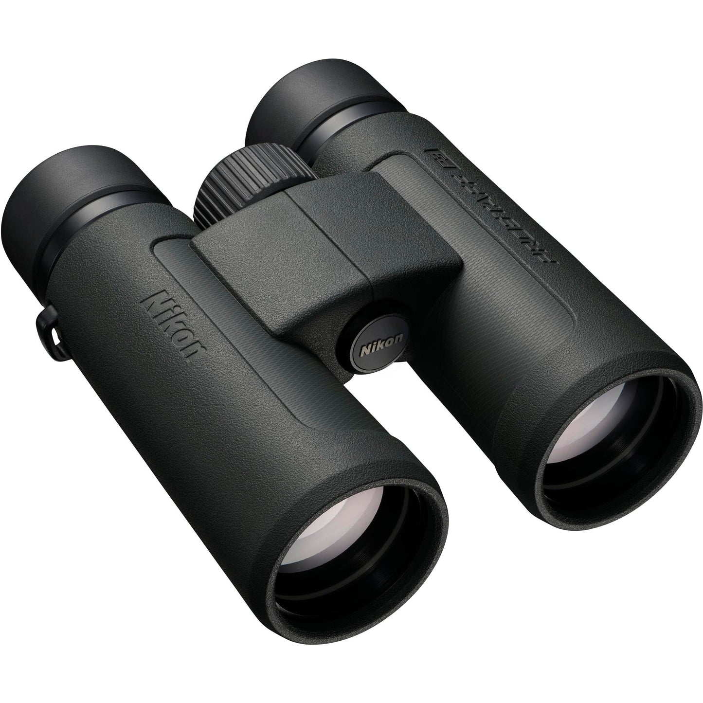 Nikon PROSTAFF P3 10x42 Binoculars 10x42 Compact Waterproof Outdoor Viewing Optics Bundle with LED Flashlight + Harness + Cleaning kit + Pro Sling Backpack + Floating Strap