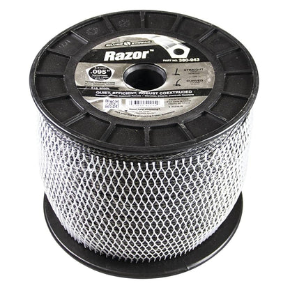 Stens Silver Streak Razor Trimmer Line - .095" Thickness | 5 lb. Spool for Efficient Trimming