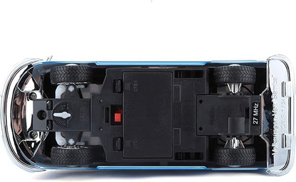Maisto 1:24 RC VW Van Samba 2.4GHZ Remote Control Vehicle White/Blue (81529-00000009)