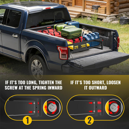 TENGBASE Truck Bed Divider Compatible with 2015-2026 Ford F150, Cargo Manager Molle Panel Truck Bed Organizer Replacement for Ford F-150 Accessories (Without Bed Liner & Pro Power Onboard)