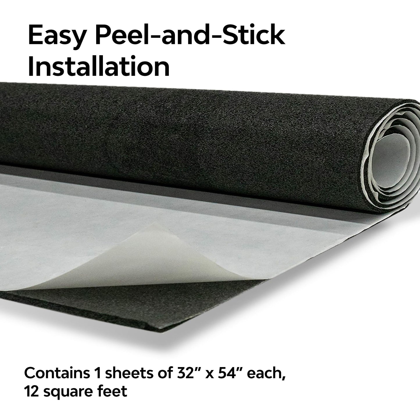 DYNAMAT 11103 Dynaliner 32" x 54" x 1/2" Thick Self-Adhesive Sound Deadener – Made in USA
