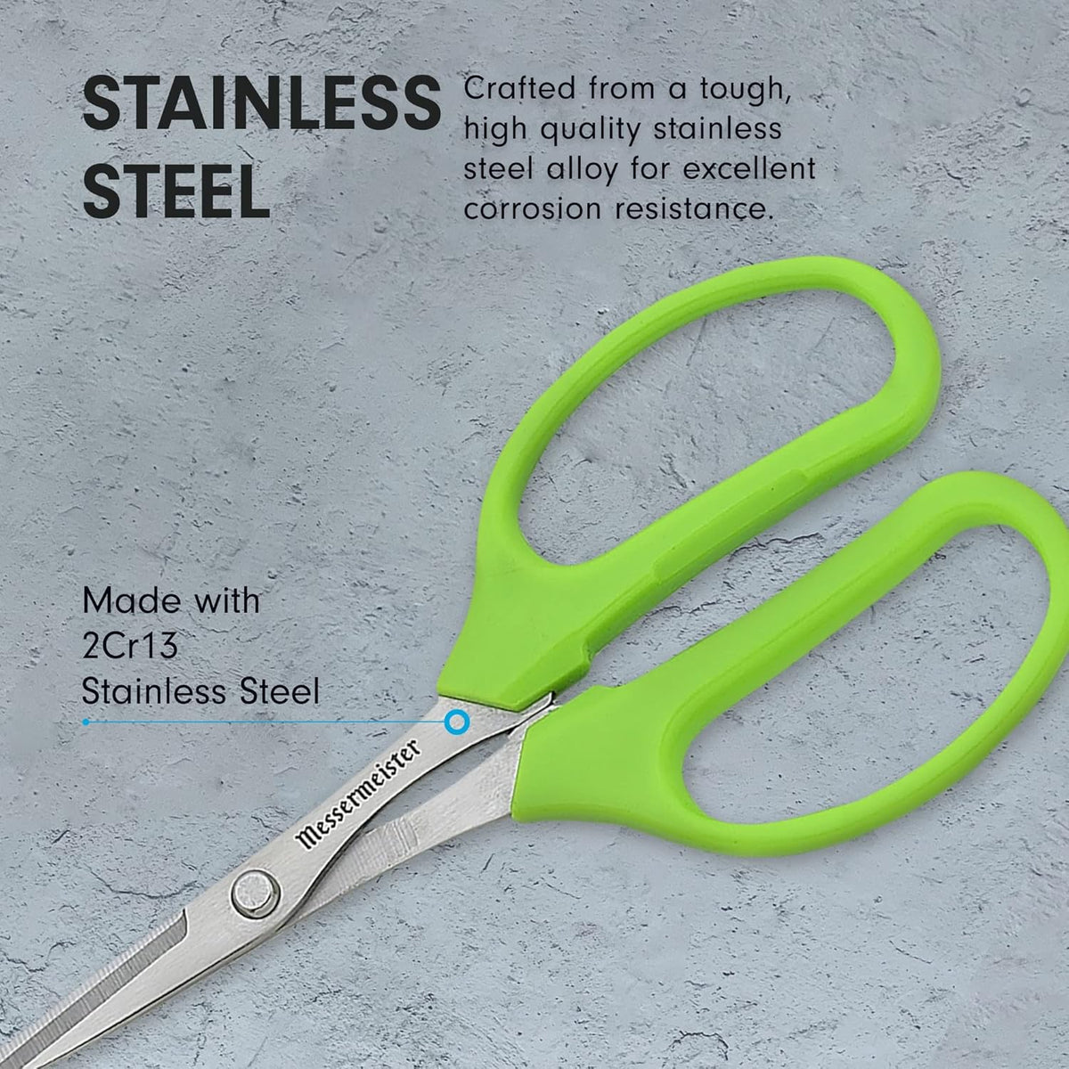 Messermeister 6-Inch Culinary Scissors - All-Purpose Kitchen Scissors with Slip-Resistant Handles