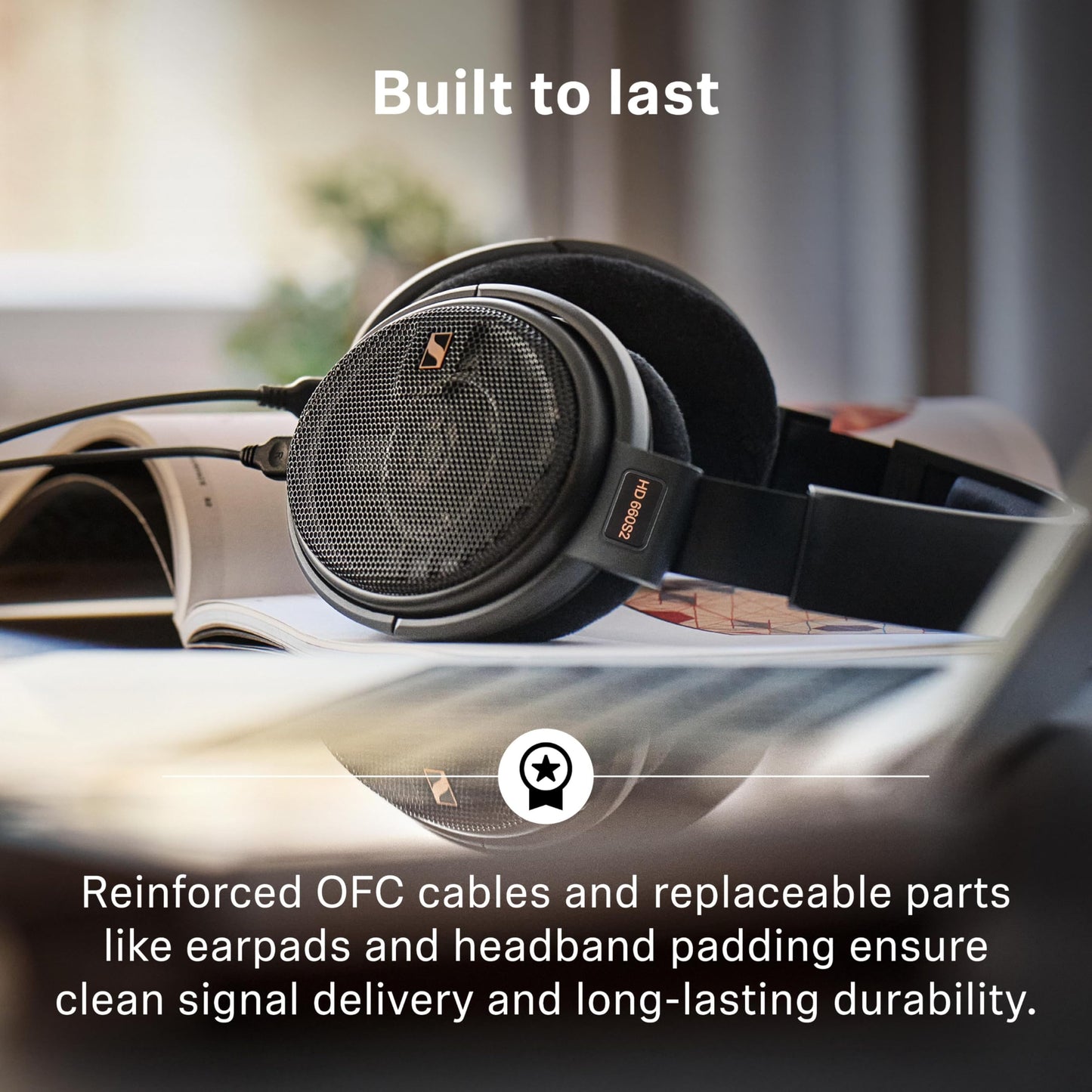 Sennheiser HD 660S2 - Audiophile Open-Back Over-Ear Headphones with Deep Bass Extension and Refined Acoustic Performance, Headphones for PC, Music, Gaming, Podcasts, Premium Black