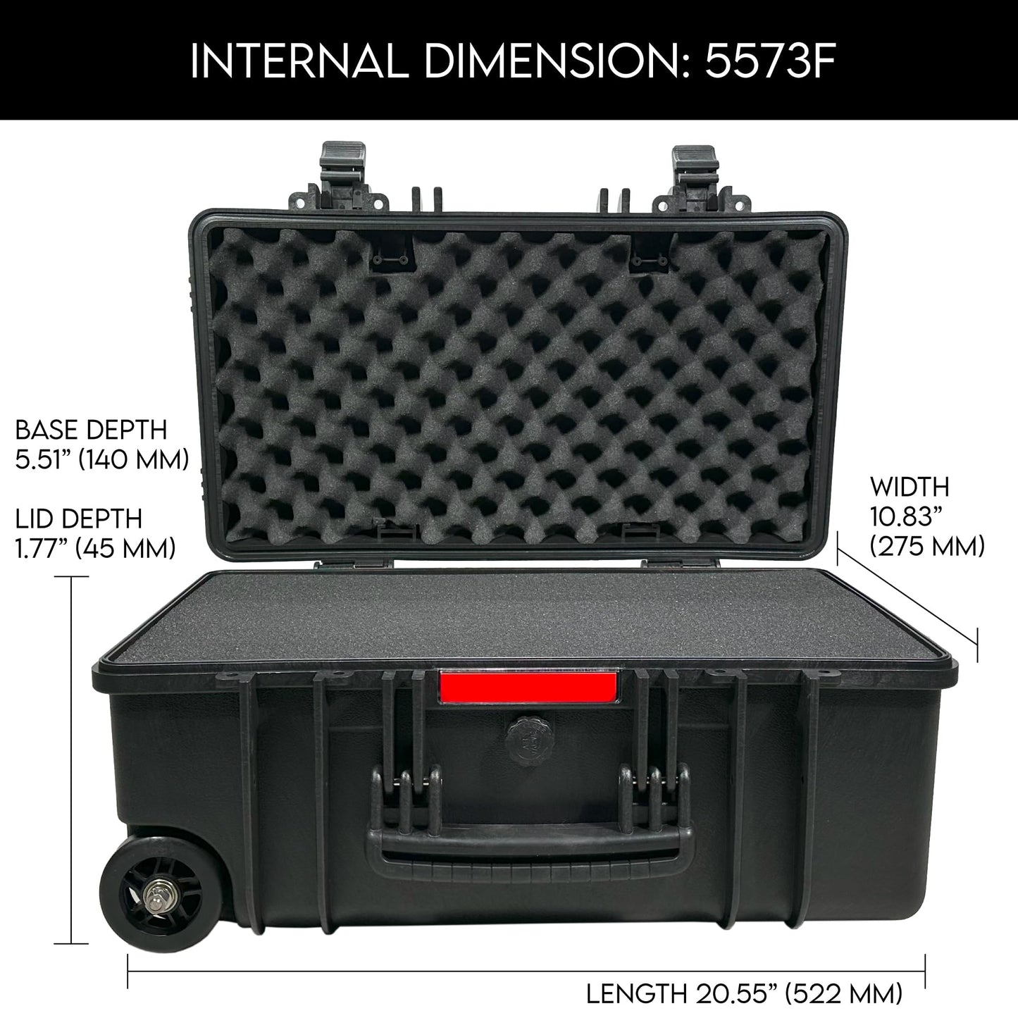 DCB Element 5573F Waterproof Utility Case with Foam Insert