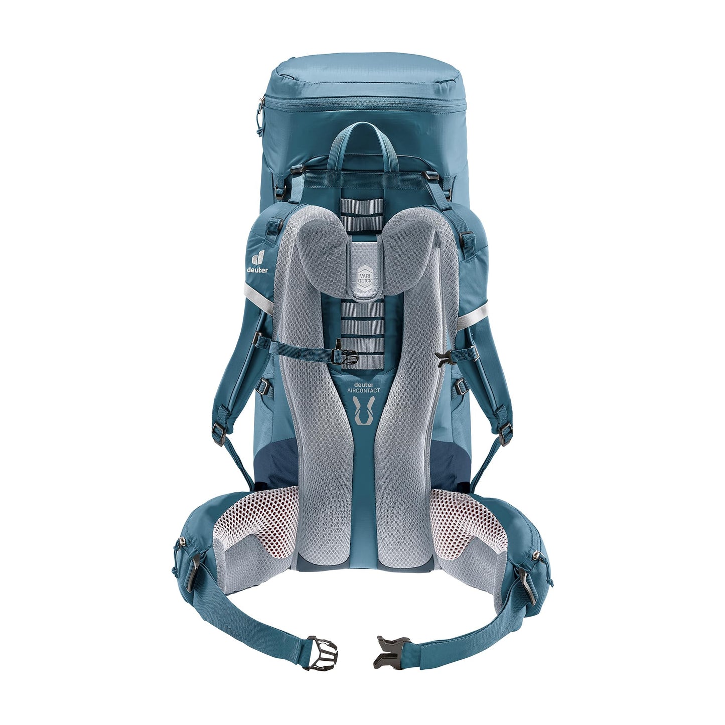 Deuter Unisex Aircontact Lite 40 + 10 L, Lightweight Backpacking & Hiking Backpack for Men & Women, 40 + 10 Liters - Atlantic-Ink