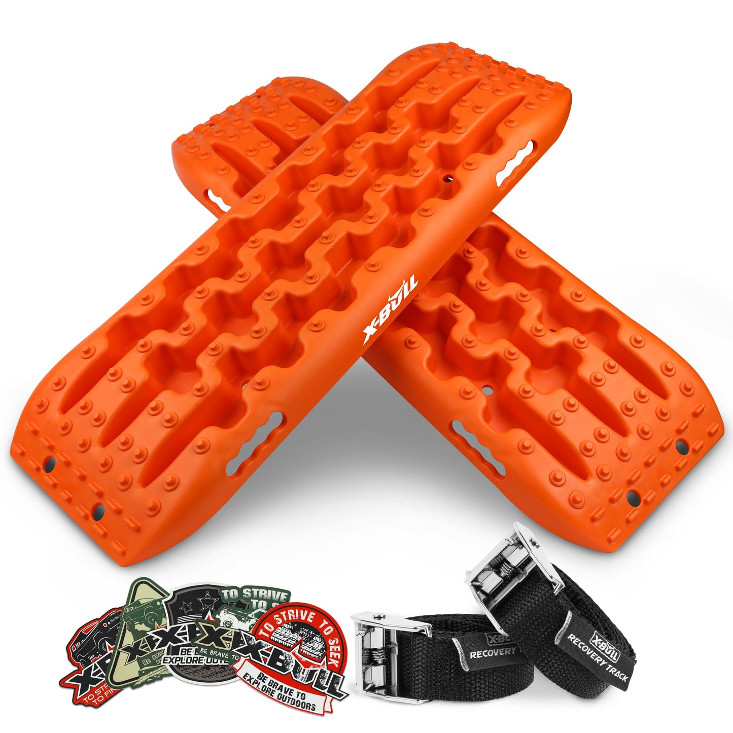 X-BULL New Recovery Traction Tracks with Kinetic Rope Recovery Kit