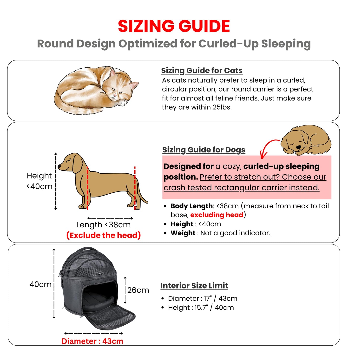 PawsInCar Crash-Tested 3-in-1 Portable Small Dog Car Seat, Cat Bed & Pet Carrier – CPS Certified for Crash Protection & Safe Travel