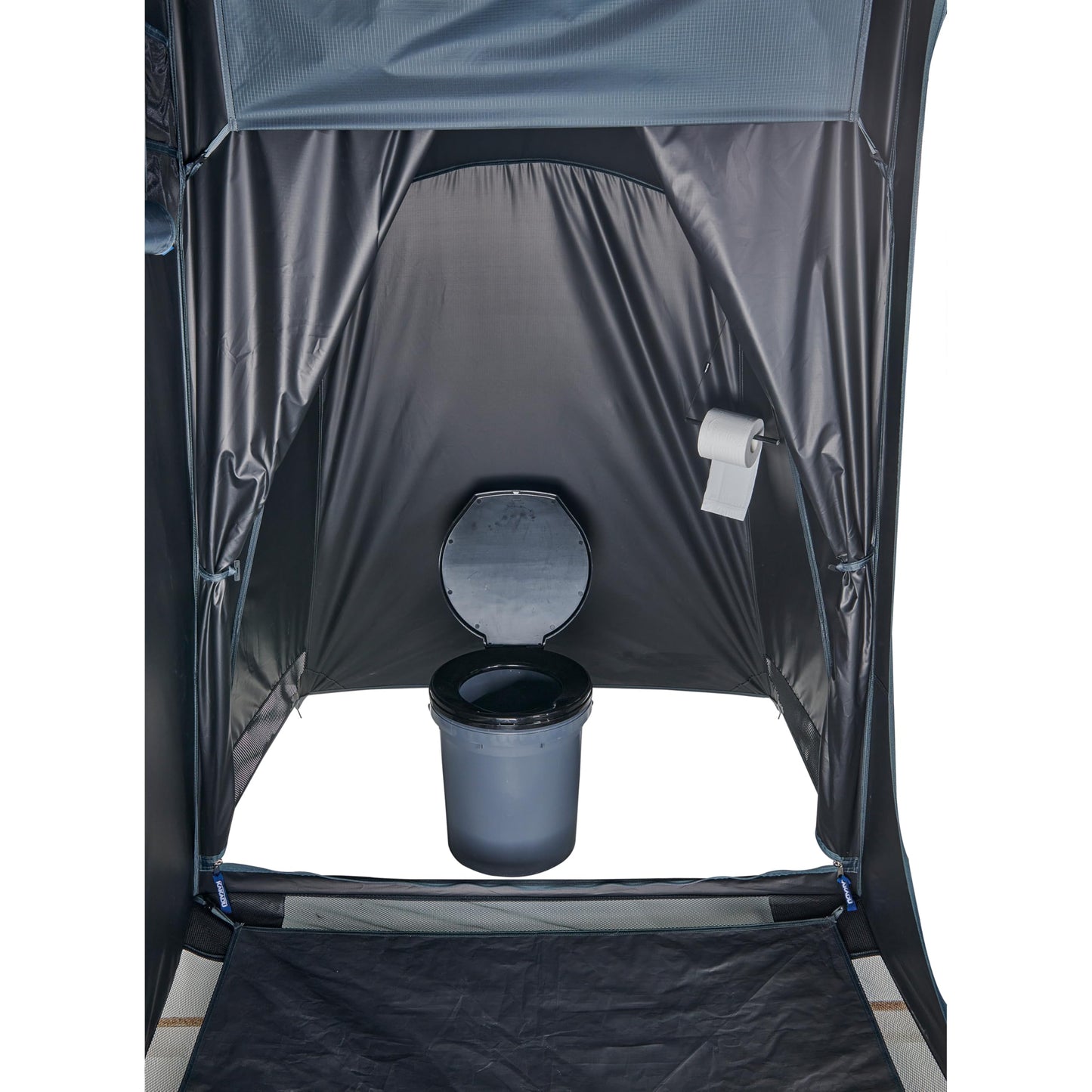 Kakadu Outback Shower Tent Deluxe, Triple Room Portable Privacy Shelter, Outdoor Camping Toilet Tent, Changing Room, Sturdy, Easy Setup - with LED Light, Carry Bag, Towel Rod
