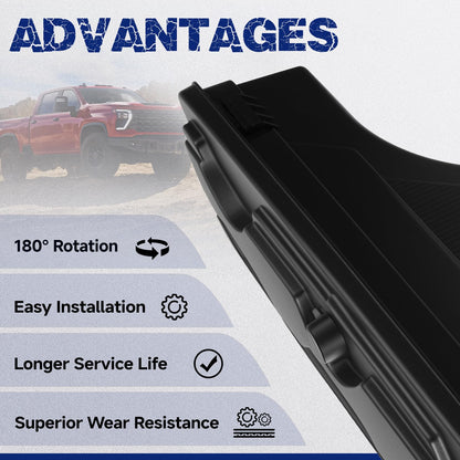 Orceed Driver Side Truck Bed Storage Tool Box Lockable, Fit for Chevrolet Silverado & GMC Sierra 1500 2019-2020, Rotatable Tool Box, Waterproof, Combination Lock