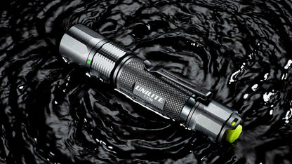 Unilite FR-1200 Right Angle Flashlight – 1200 Lumen LED, 90° Rotating Head, USB-C Rechargeable, Magnetic Base, IP65 Water & Dust Resistant, Impact Resistant, Pocket Clip Included