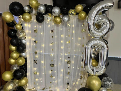 Silver Number 30 Balloon 40 inch, 30 Number Balloons, 30th Silver Birthday Decorations for Girls Boys Kids, 30 Year Old Women Men Silver Party Supplies
