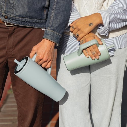 BrüMate Era 30 oz Tumbler with Handle and Straw | 100% Leakproof Insulated Water Bottle Tumbler with Lid and Flexible SoftSip Straw | Made of Stainless Steel | Cup Holder Friendly | 30oz (Lavender)