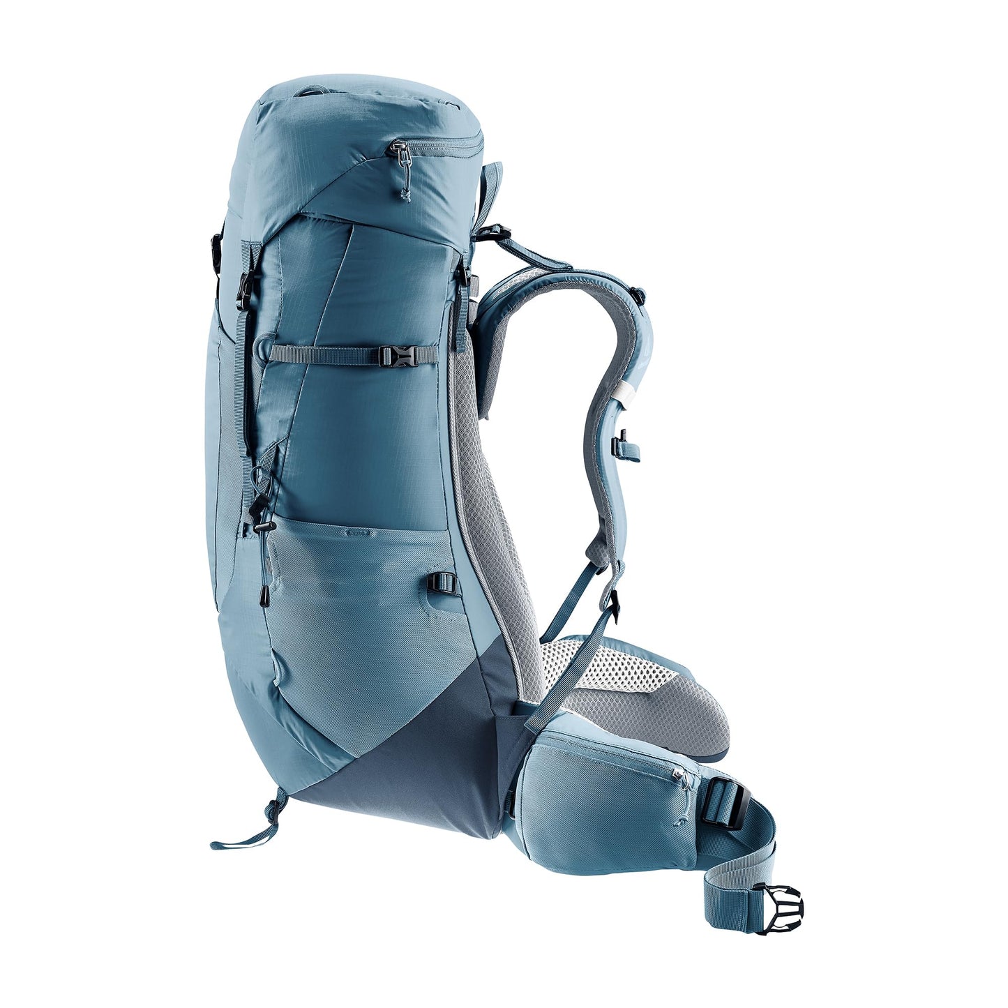 Deuter Unisex Aircontact Lite 40 + 10 L, Lightweight Backpacking & Hiking Backpack for Men & Women, 40 + 10 Liters - Atlantic-Ink